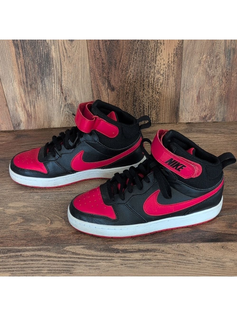 Nike Nike Court Borough Mid 2 CD7782-003 Sneakers 7Y             M364